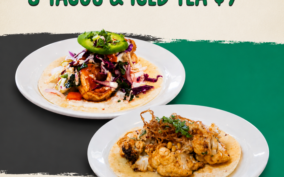 Taco Tuesday just got even better at Pita Jungle Park West. 🌮✨